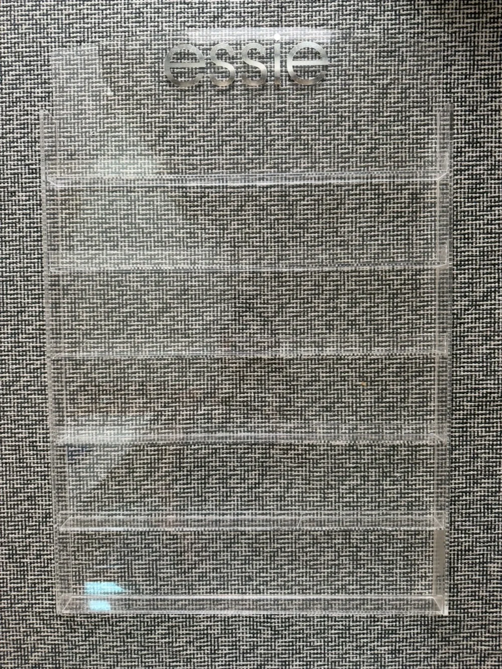 Clear Acrylic Essie Nail Polish Rack - Transparent Wall Organizer
